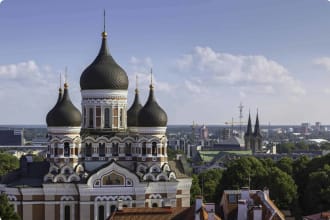 Alexander Nevsky cathedral in Tallinn, Estonia