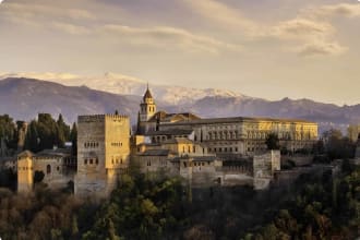 Moorish architecture in Alhambra, Spain