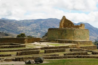 Ecuador, ancient Ingapirca ruin, the most important Inca site in Ecuador was built toward the end of the 5th century