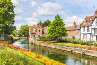 Beautiful houses in Canterbury England