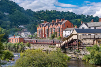 Llangollen town historic railway station