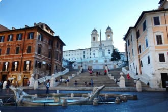 Spanish Steps in Rome, Italy