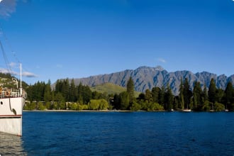 TSS Earnslaw on Lake Wakatipu, Queenstown, Otago, New Zealand