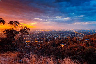 Adelaide viewed from Windy Point