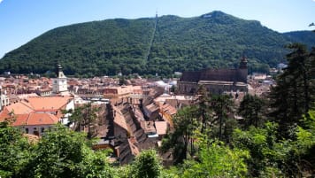 Brasov Romania with Mount Tampa