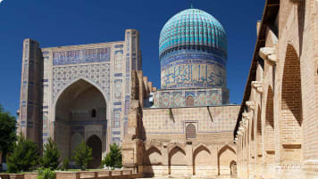 Bibi Khanum Mosque in Samarkand, Uzbekistan