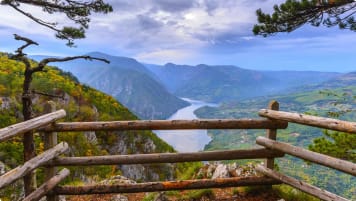 Banjska stena viewpoint at Tara National Park, Serbia