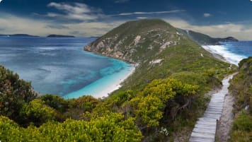 Coastline near Albany, Western Australia.