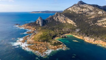 Coastline near Killiekrankie Flinders Island