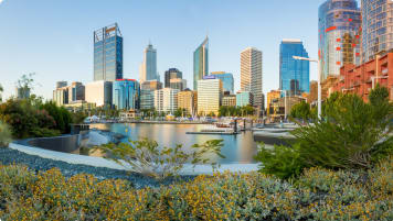 Cityscape of Perth WA