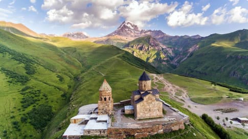 The stunning Georgian landscape