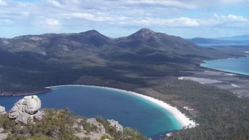 Wineglass Bay in Freycinet National Park