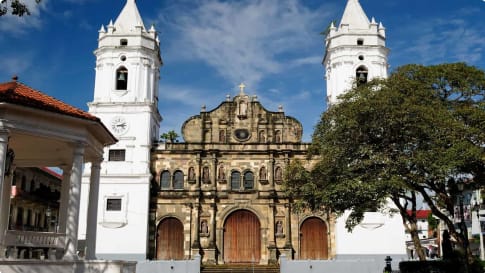 Cathedral Basilica of St Mary Casco Viejo in Panama City