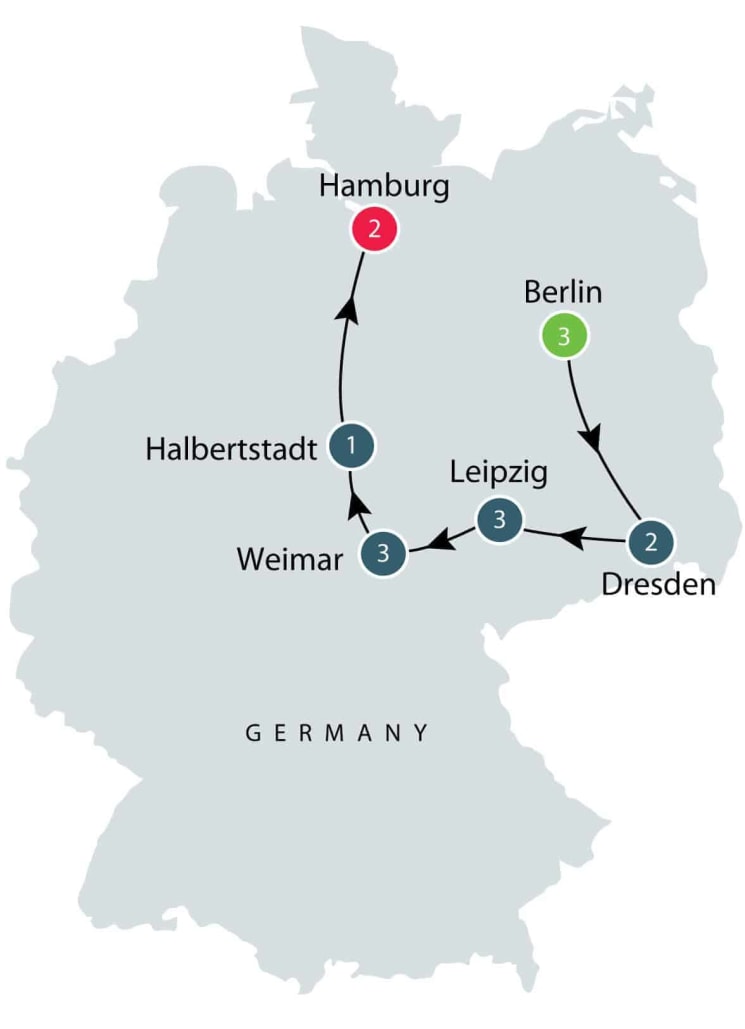Bach Classical European Music Festival small group tours itinerary