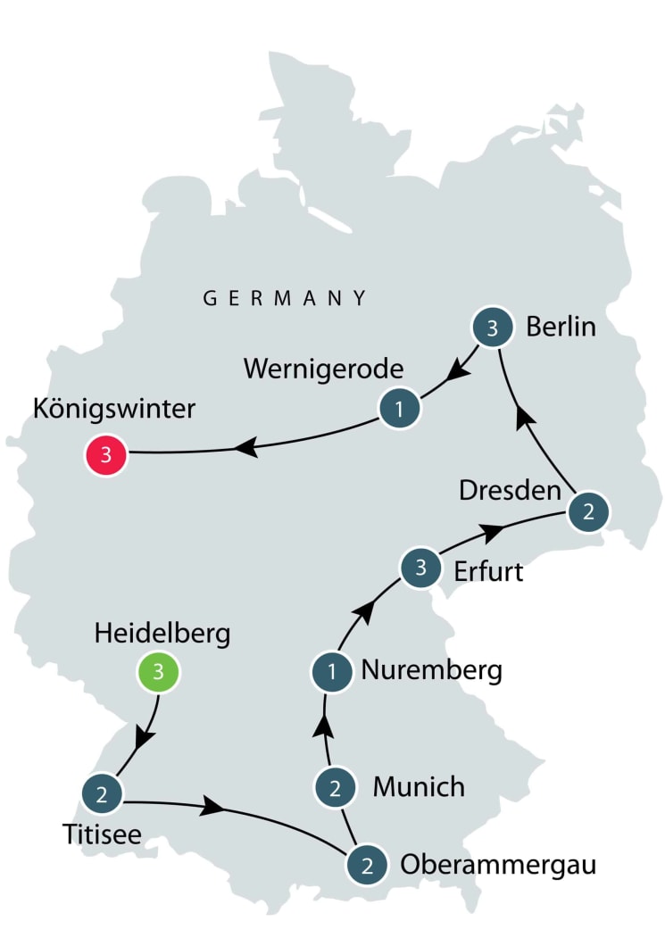 Contemporary Germany & Oberammergau Passion Play 2030 itinerary