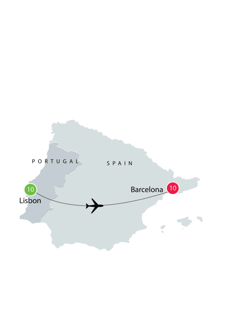 Lisbon & Barcelona small group tour itinerary