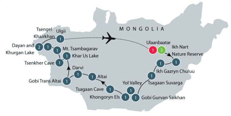 Mongolia Small Group Tour | Discover the history and culture of Mongolia itinerary