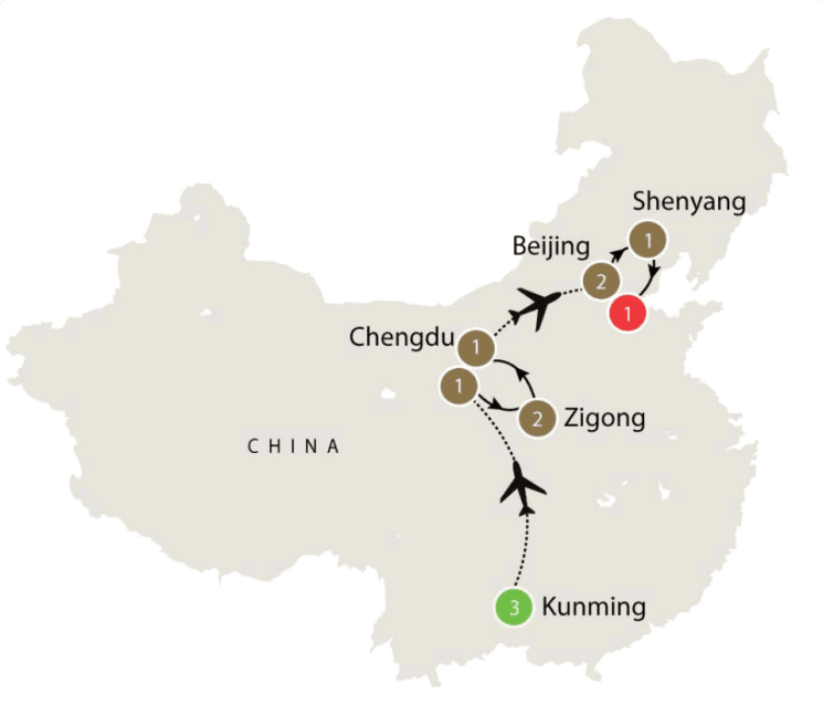 China Dinosaurs small group escorted palaeontology tours itinerary