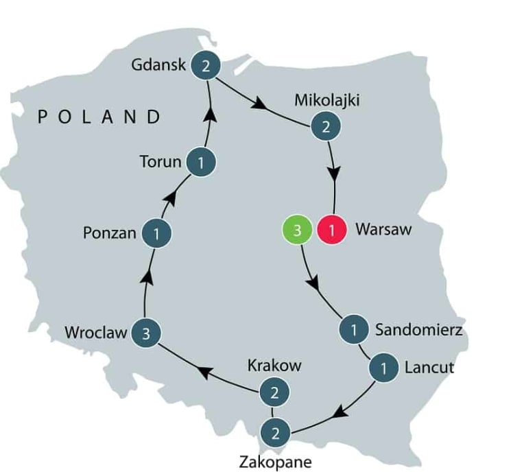 Exploring Poland | Poland Small Group Tour itinerary