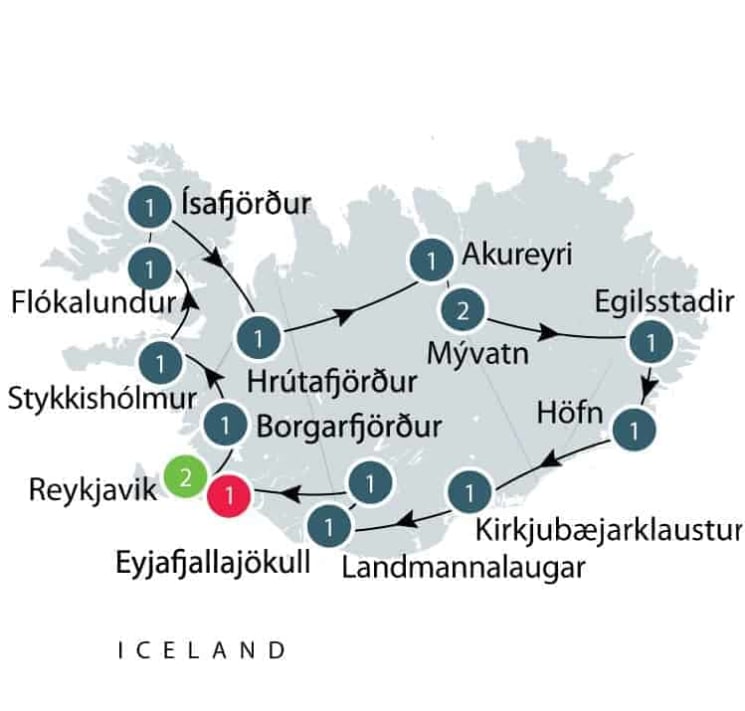 iceland organised tours