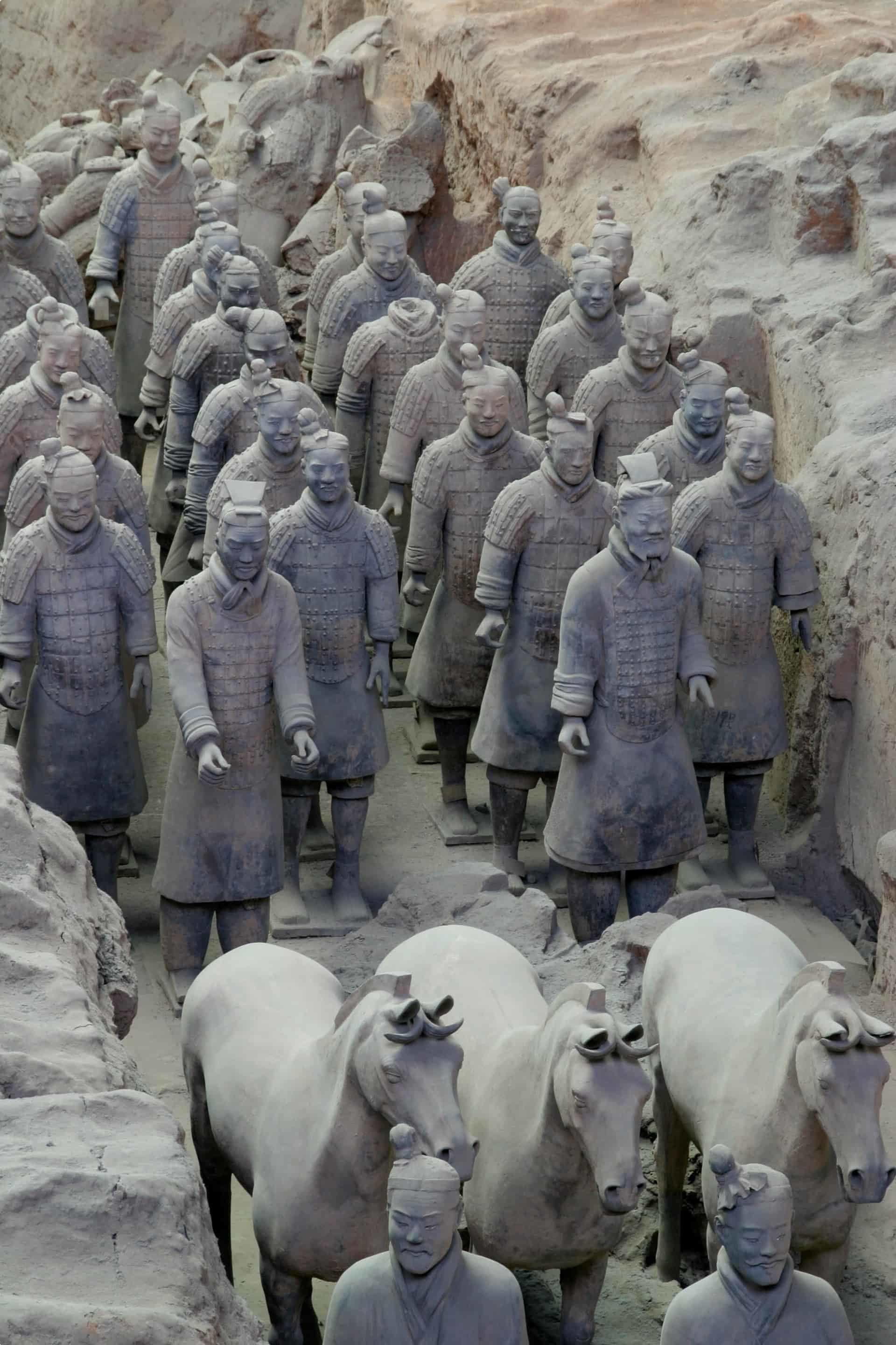 Terracotta Warriors of Xian, China
