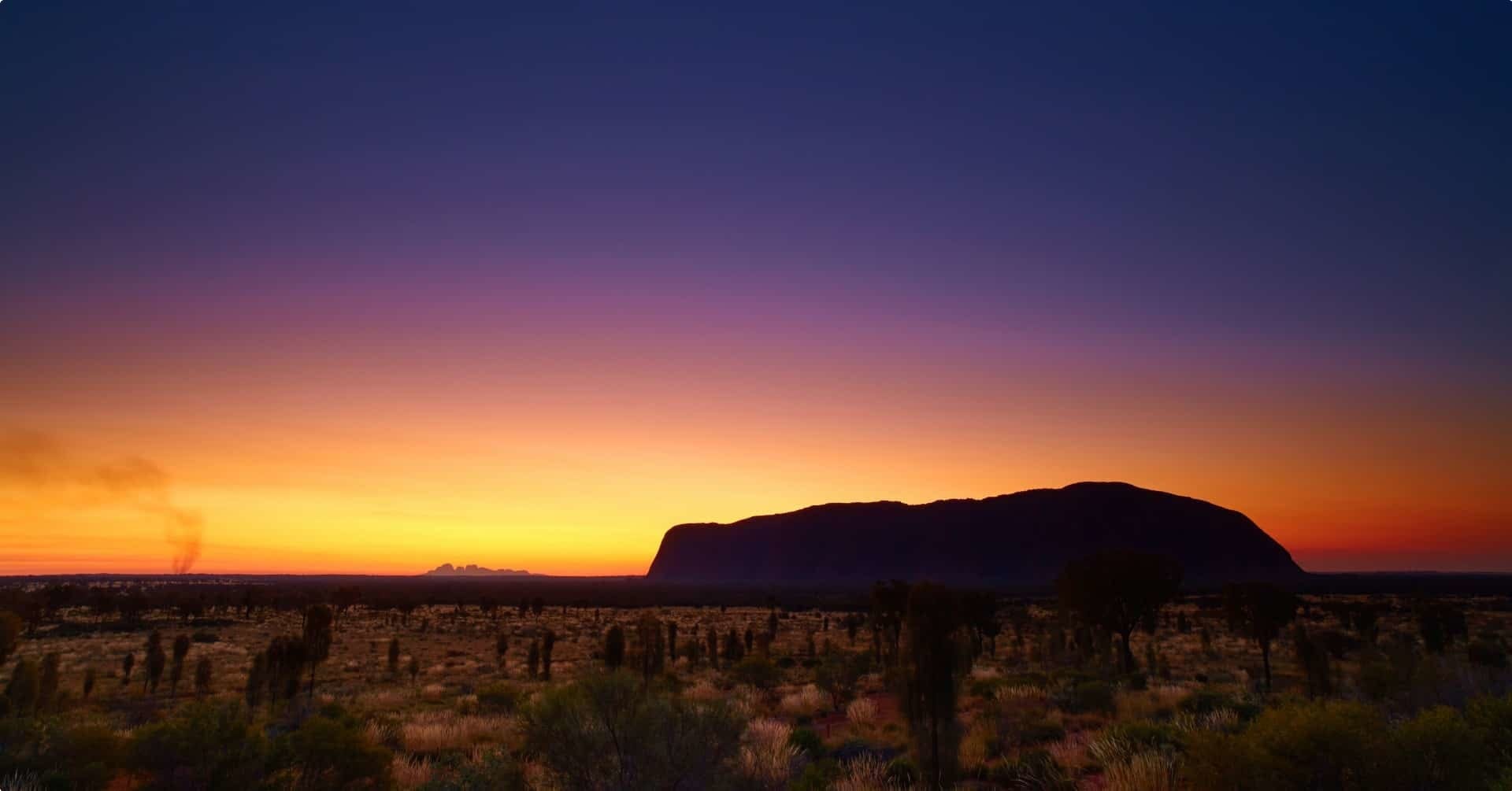 Uluru, dusk