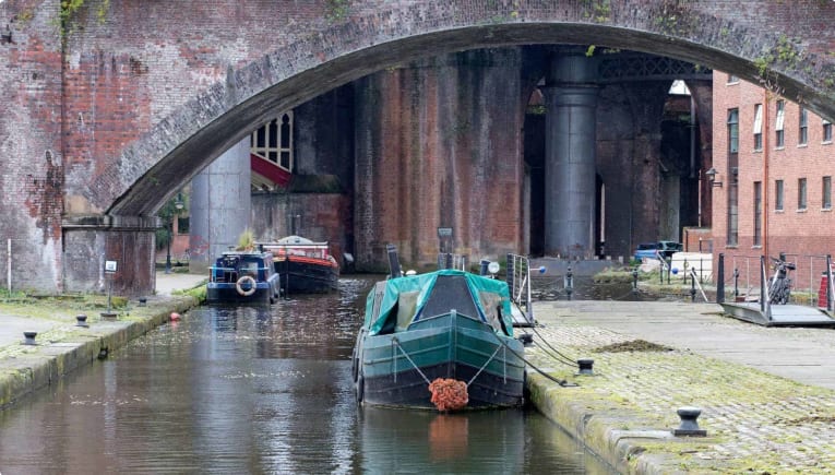 Manchester canals boats