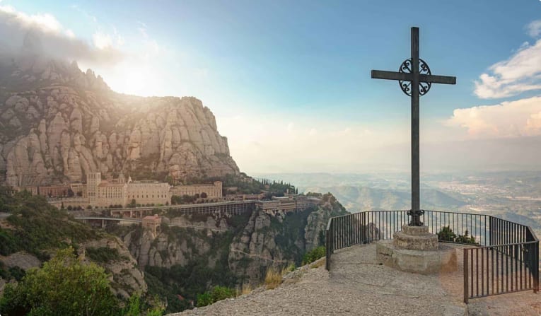 Montserrat Mountain Catalonia, Spain.