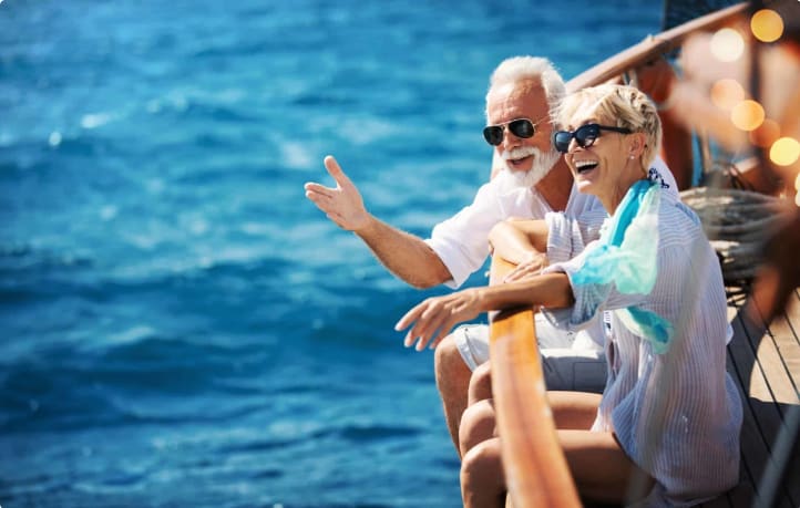 seniors on boat