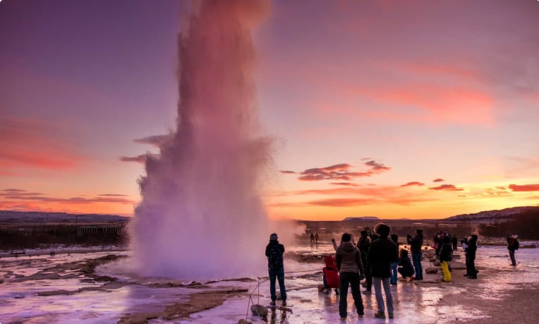 Strokkur Geysir in Iceland