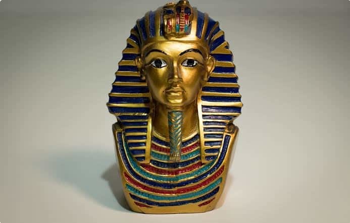 The mask of Tutankhamen