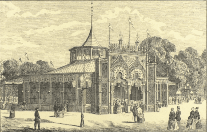 The Concert Hall at Tivoli Gardens in 1864