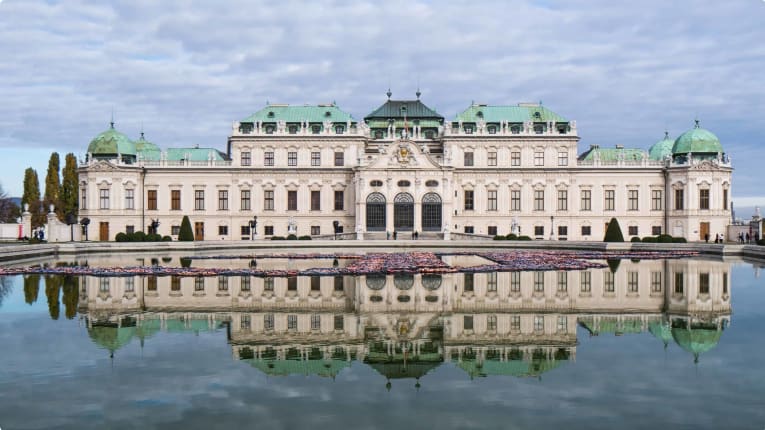 Schloss Belvedere was constructed for Prinz Oigen's Imperial