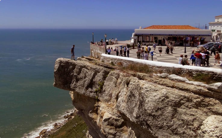 The scenic viewpoint over Nazare