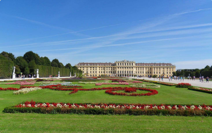 Schonbrunn Palace and the Crown Prince Gardens