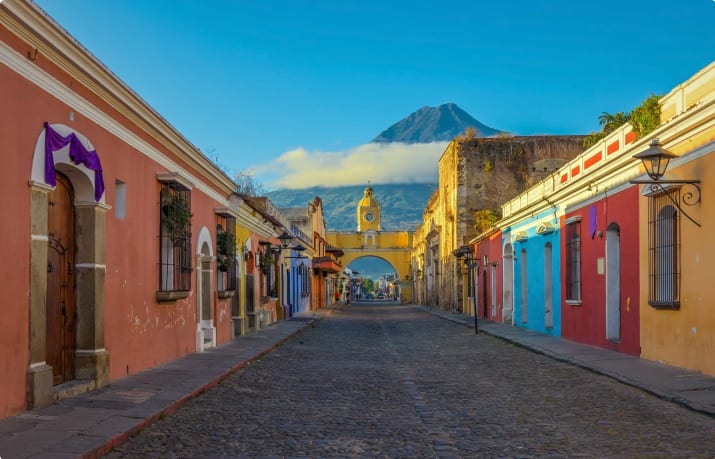 Antigua Guatemala at Sunrise