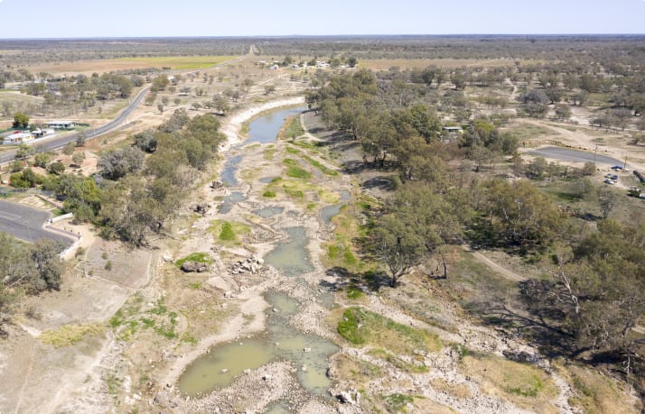 Brewarrina New South Wales, heritage listed aboriginal fish traps