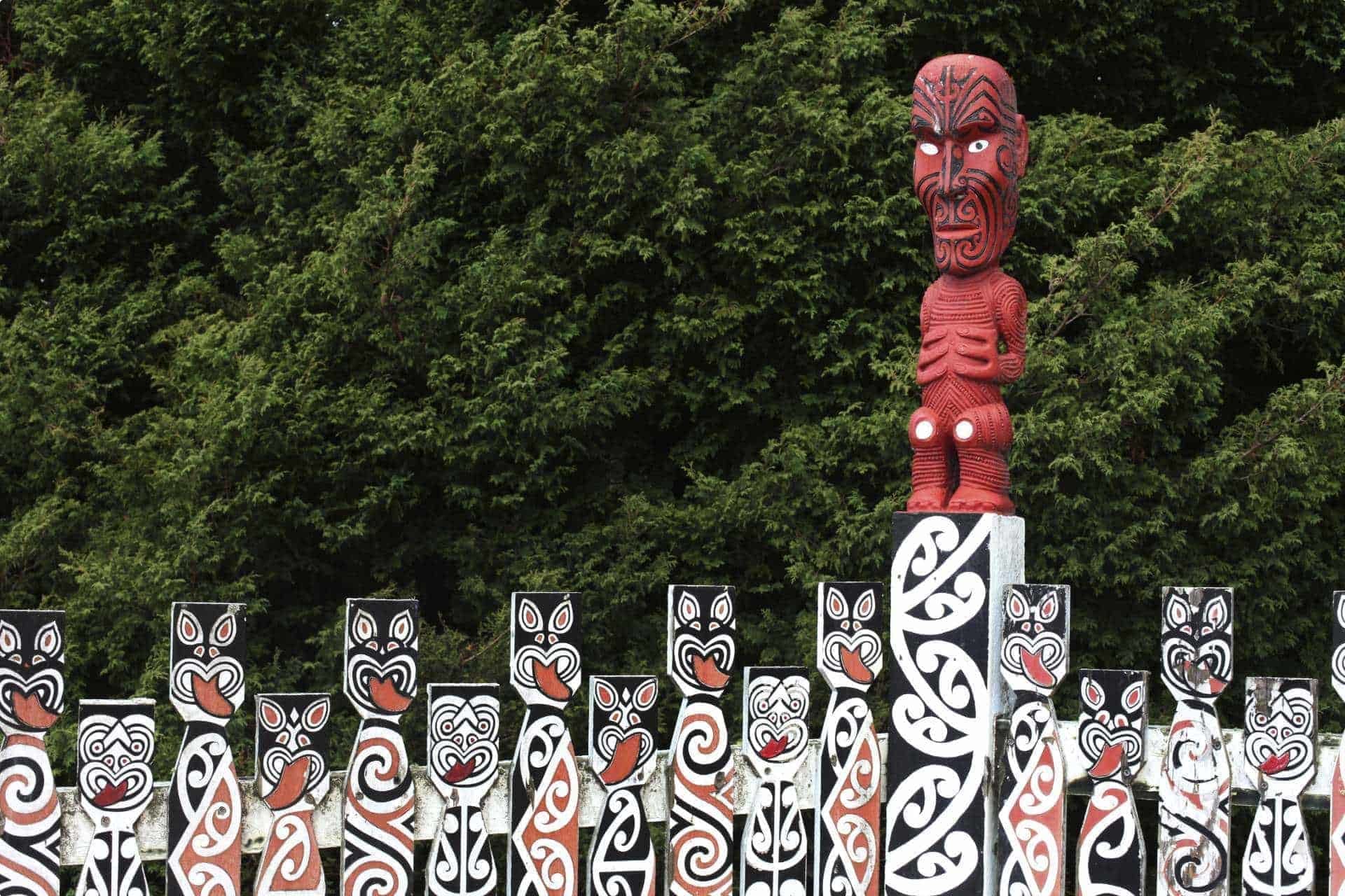 New Zealand Maori carvings