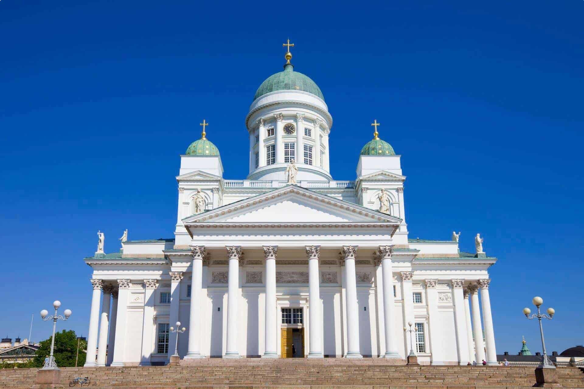 Cathedral on Senate Square Helsinki, Finland