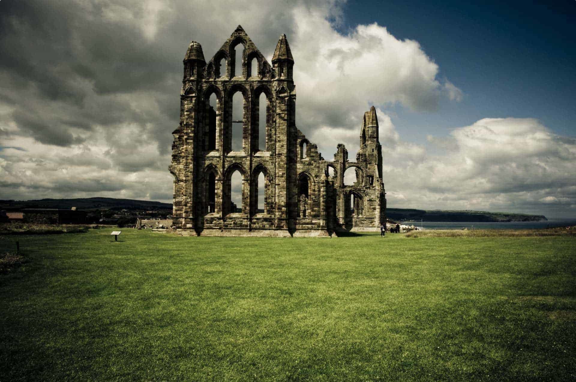 Whitby Abbey walking britain