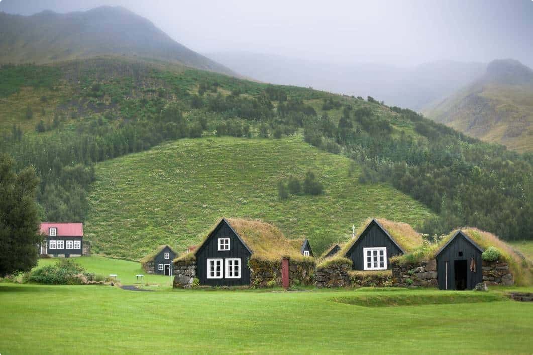 Typical Rural Icelandic Houses