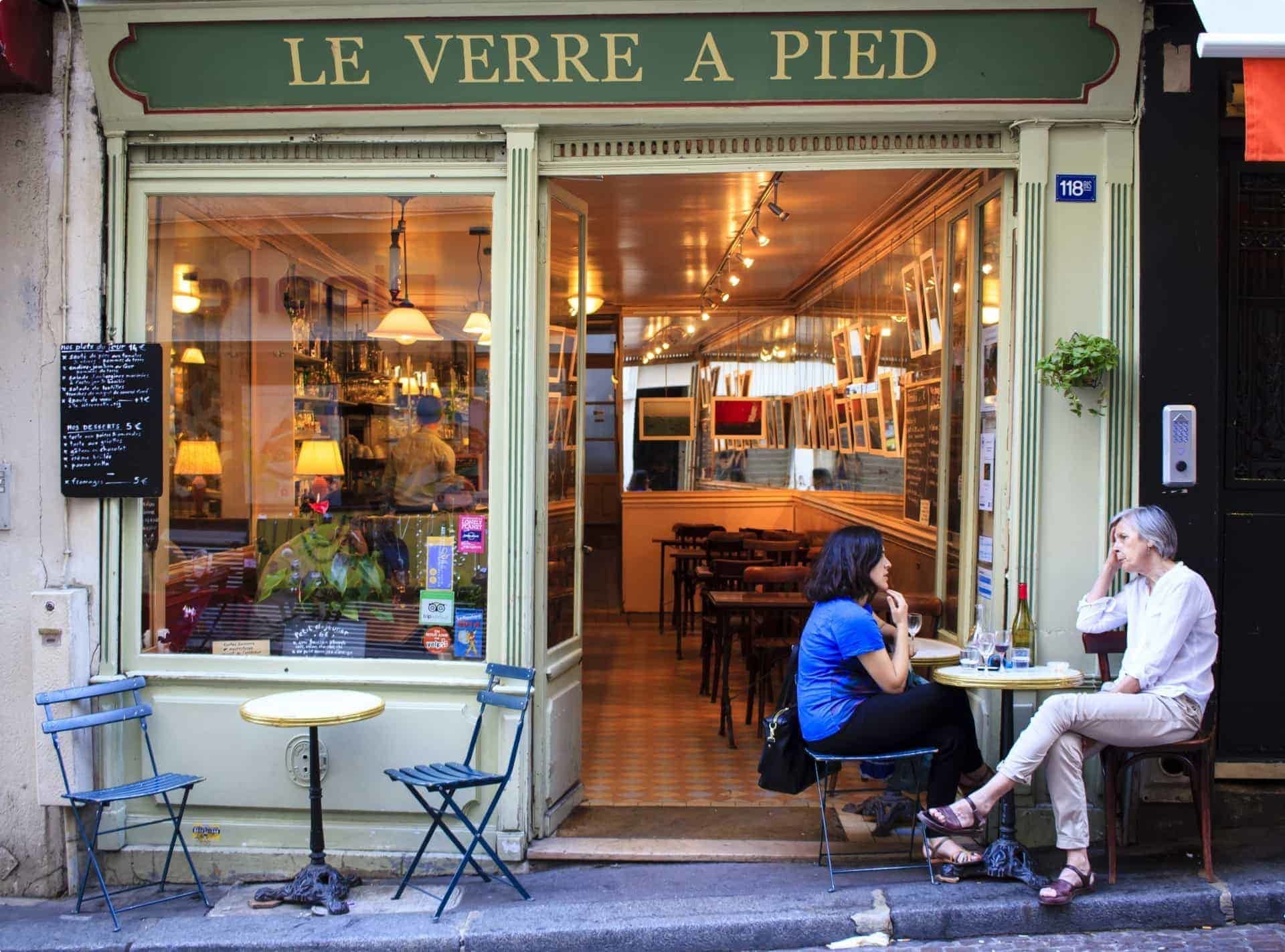 French holiday, Paris cafe