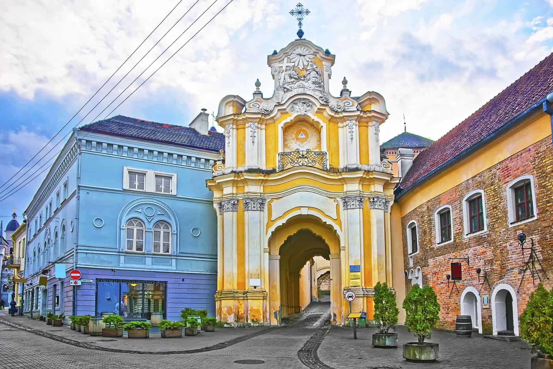 Architecture in Old Town, Vilnius