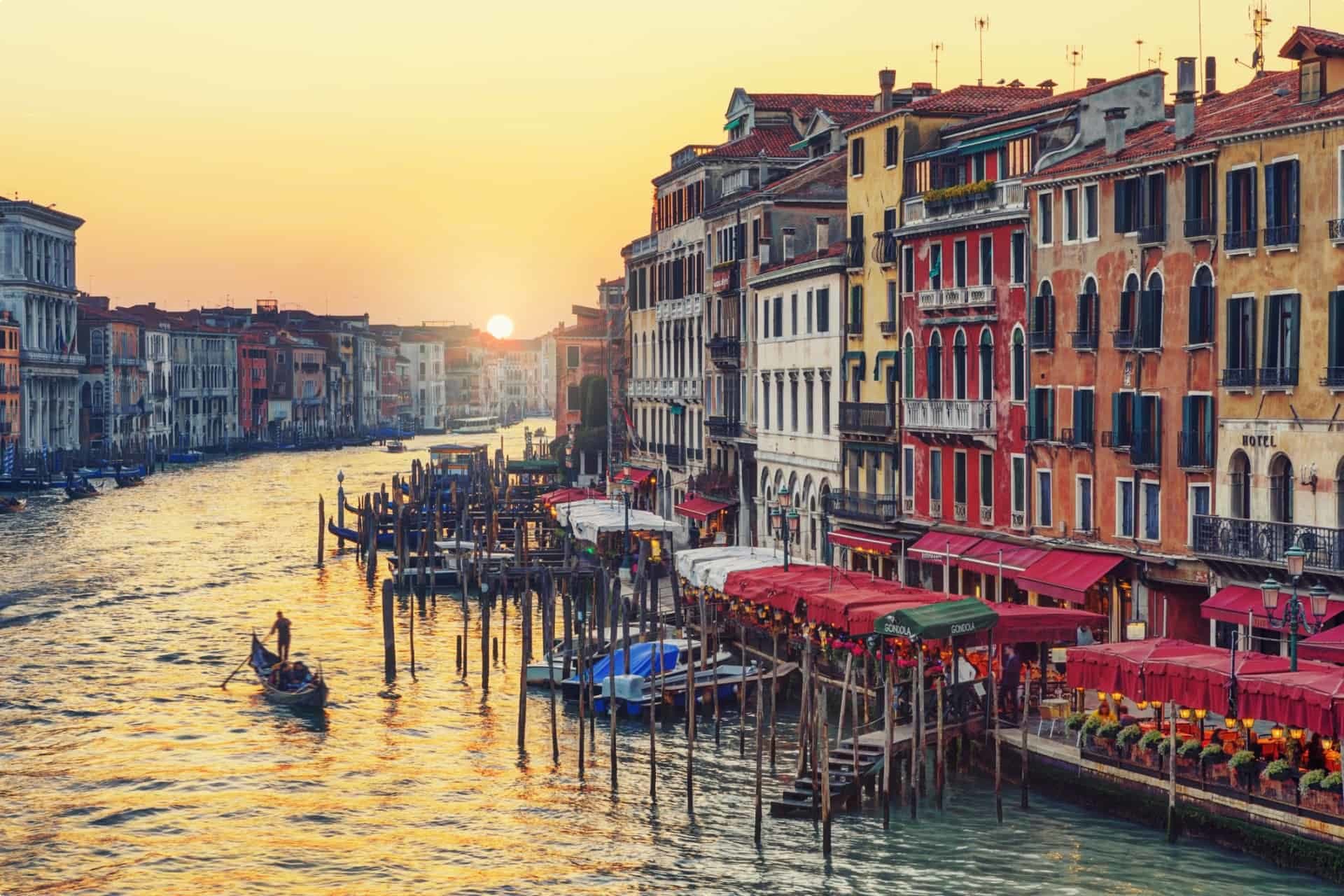 Grand Canal, Venice, Italy, Gondola