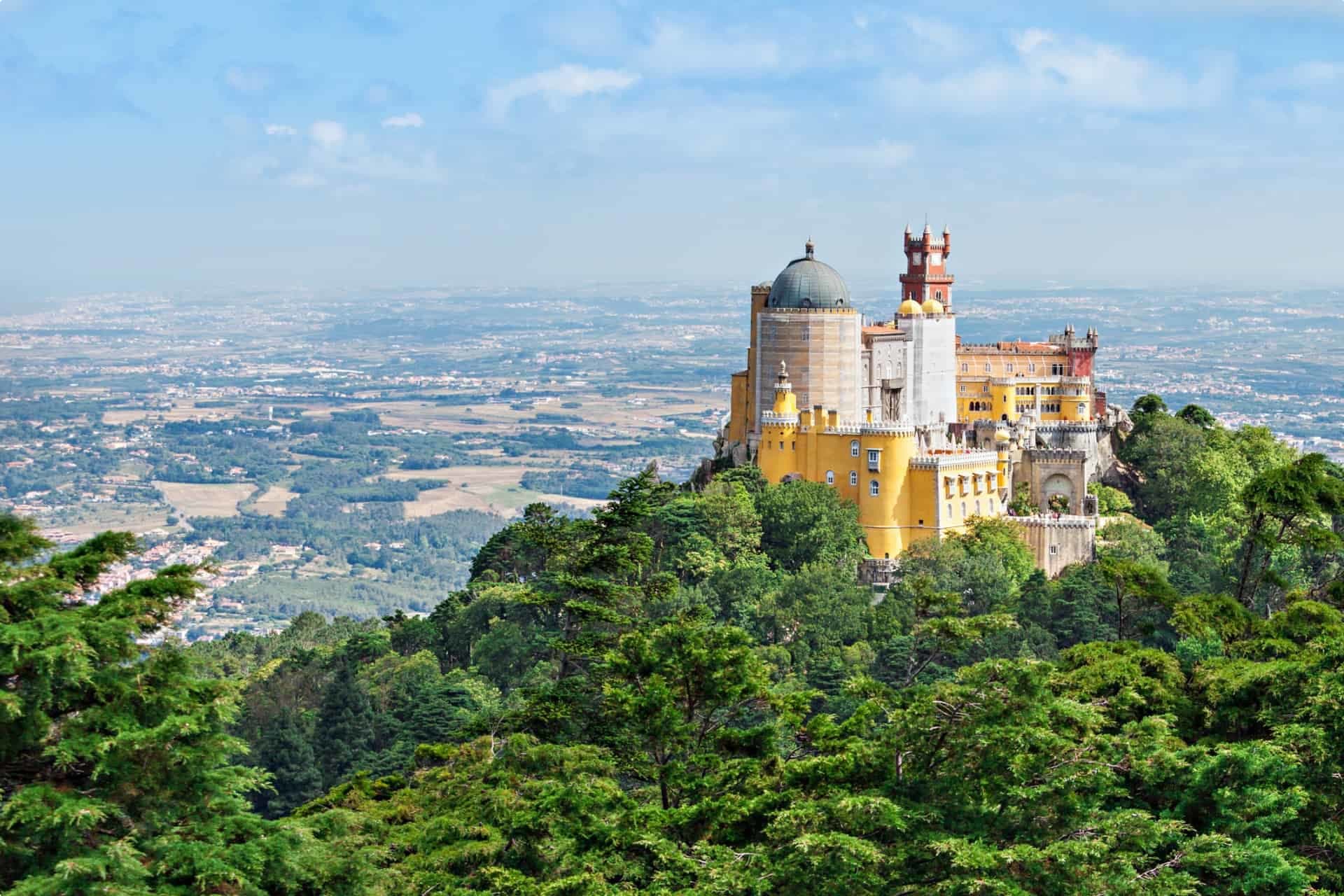 The Pena National Palace Sao Pedro de Penaferrim, Sintra, Portugal