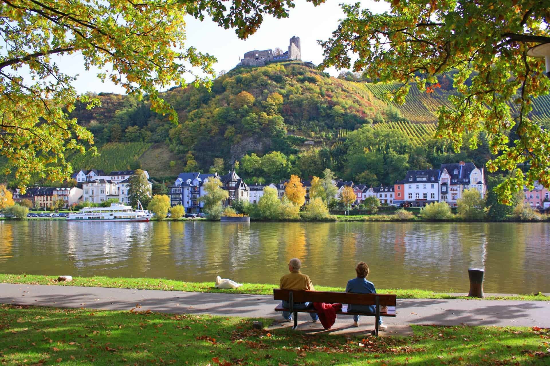 The Moselle River, which runs through Trier, Germany's oldest city.