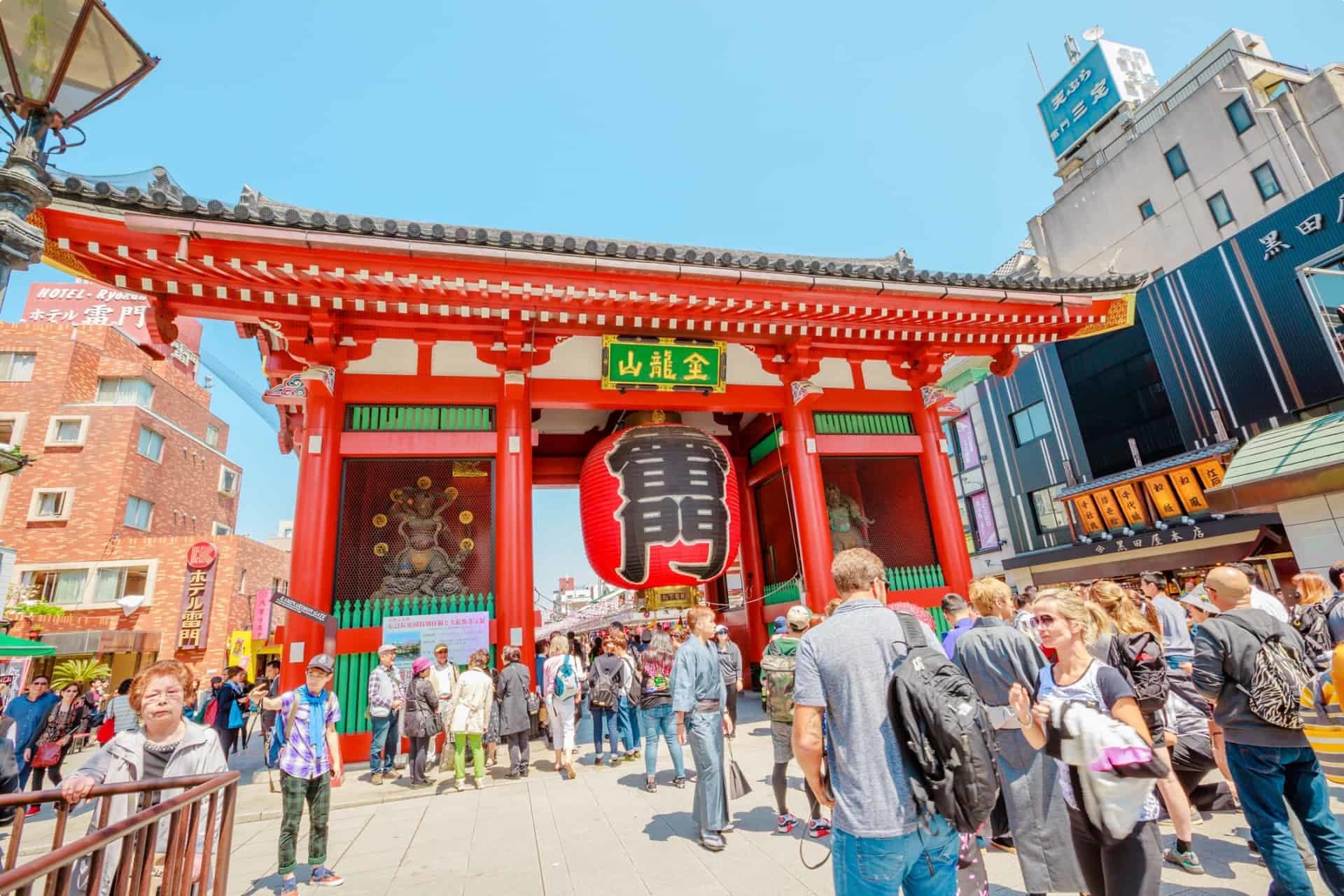 Senso-ji Temple in Asakusa area, Tokyo