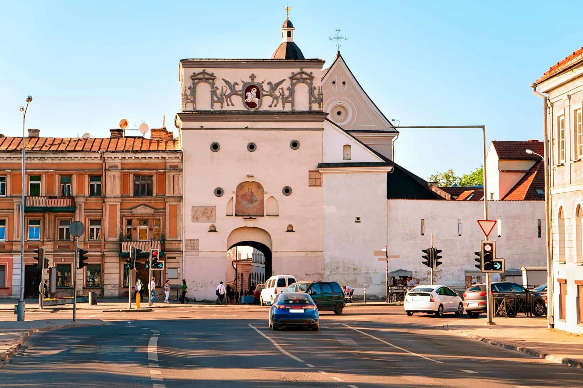 The Gate of Dawn into Vilnius Lithuania