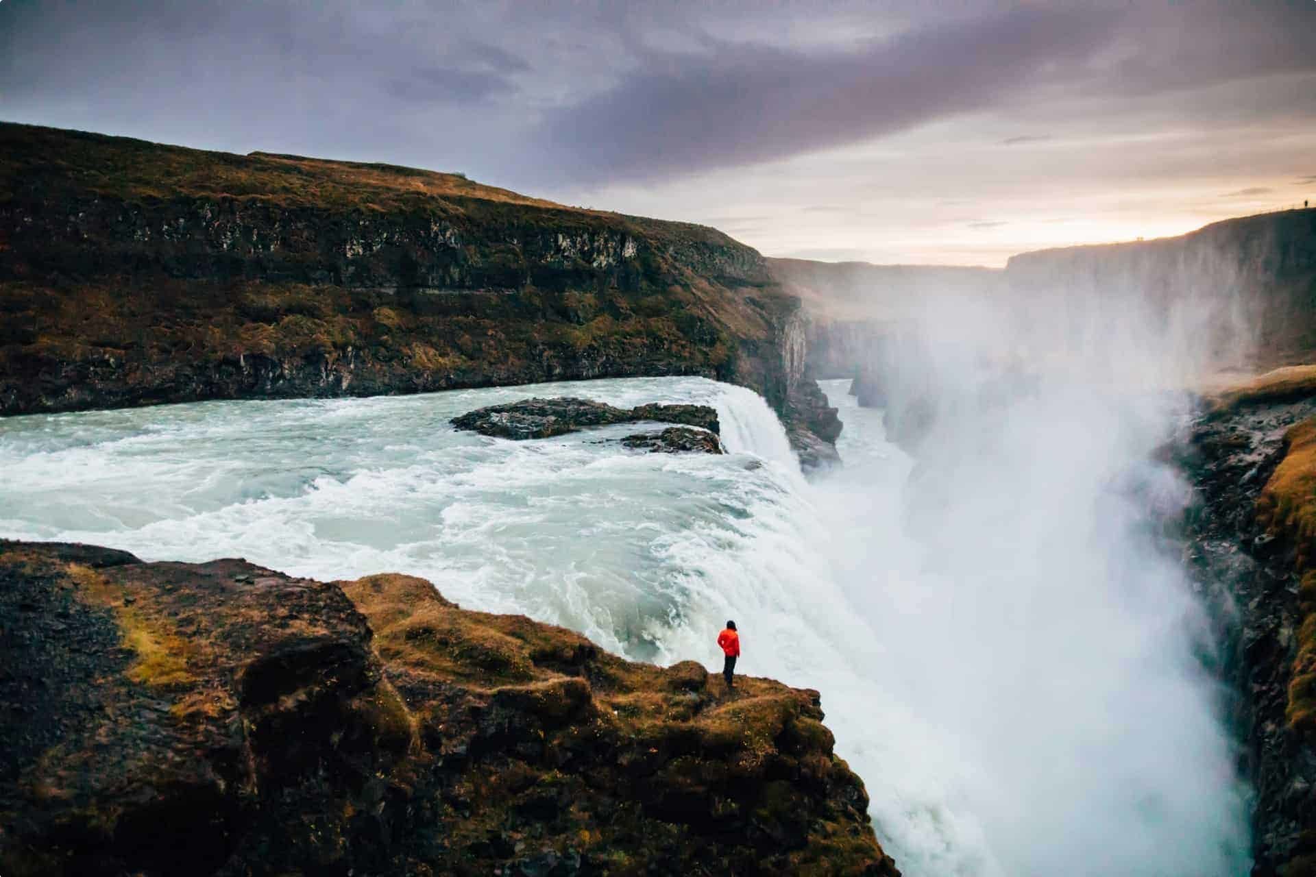 Gullfoss Waterfall Iceland