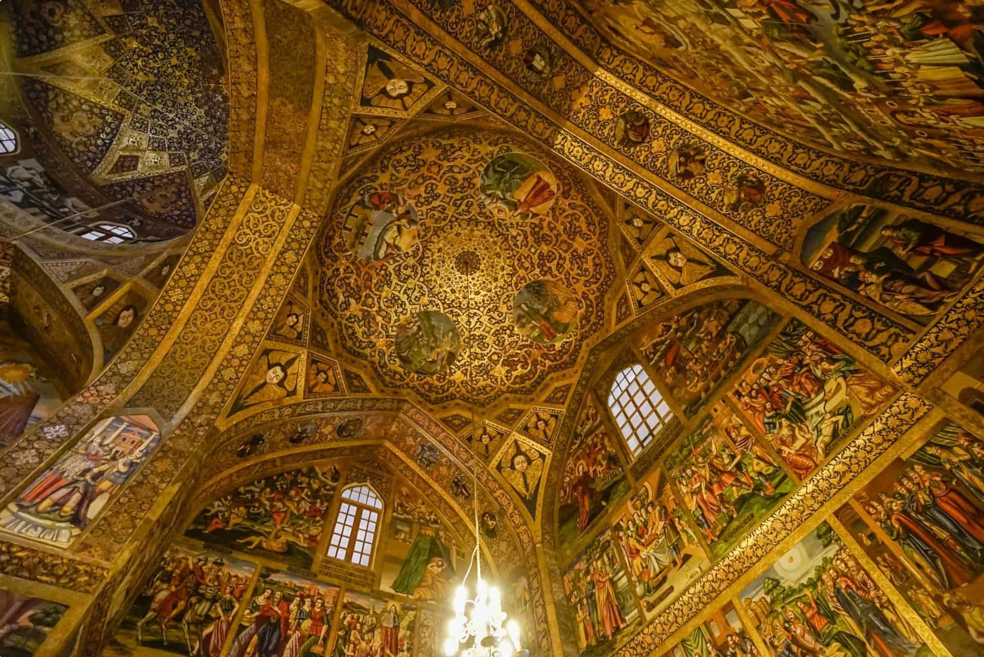 Inside the Vank Cathedral, Isfahan, Iran